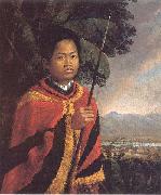 Robert Dampier Portrait of King Kamehameha III of Hawaii oil painting